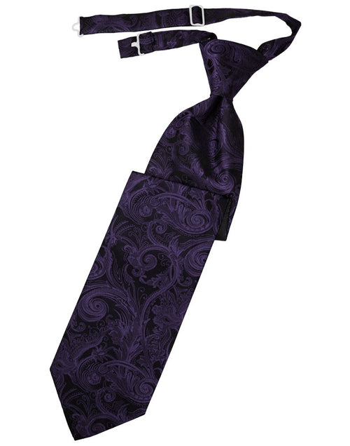 Amethyst Tapestry Long Tie