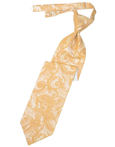 Apricot Tapestry Long Tie