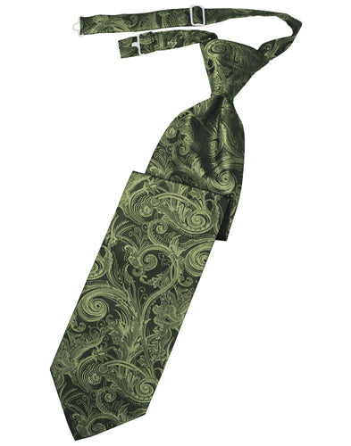 Fern Tapestry Long Tie