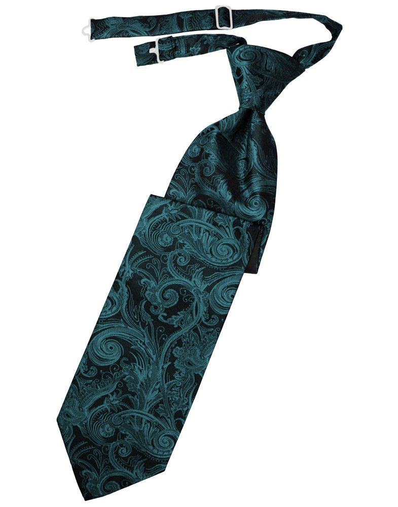 Jade Tapestry Long Tie