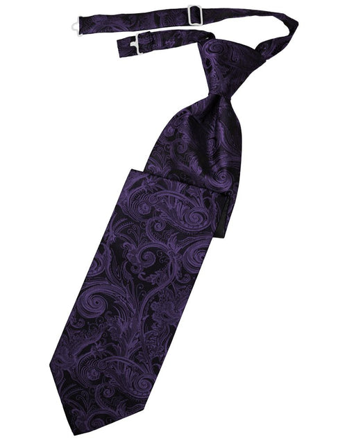 Lapis Tapestry Long Tie