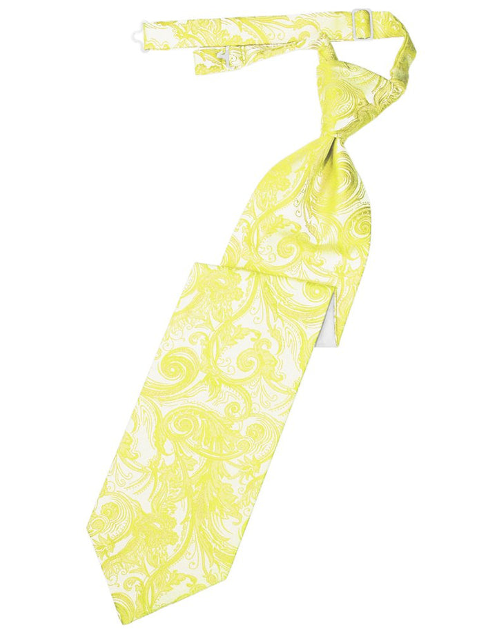 Lemon Tapestry Long Tie