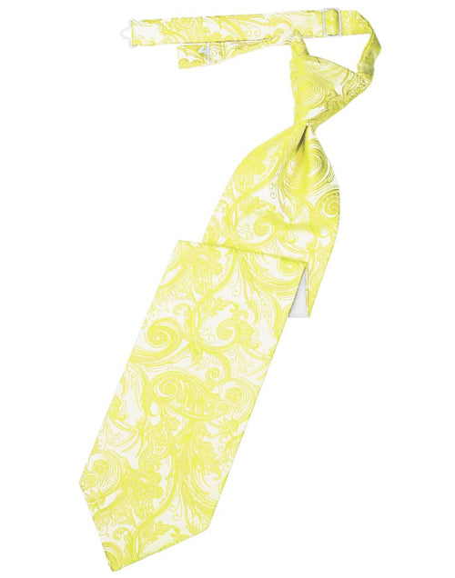 Lemon Tapestry Long Tie