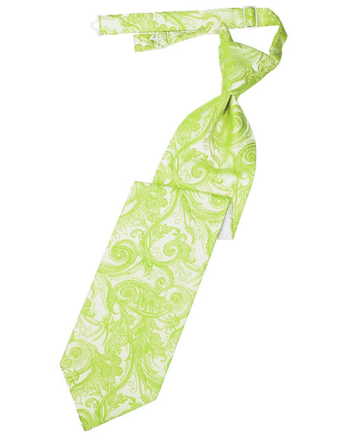 Lime Tapestry Long Tie