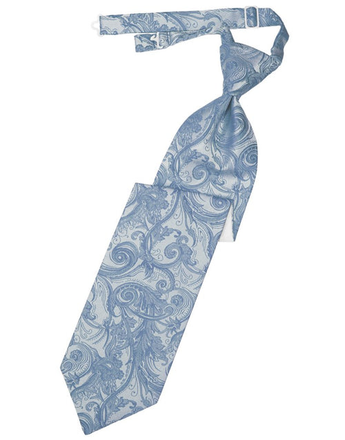 Periwinkle Tapestry Long Tie