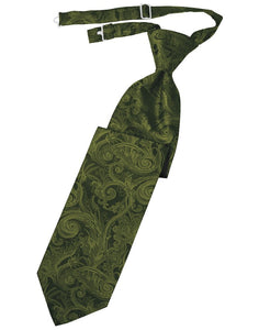 Sage Tapestry Long Tie