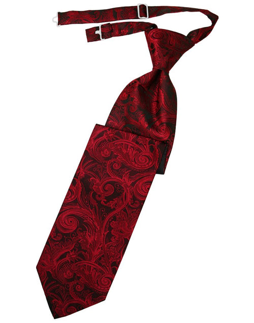 Scarlet Tapestry Long Tie