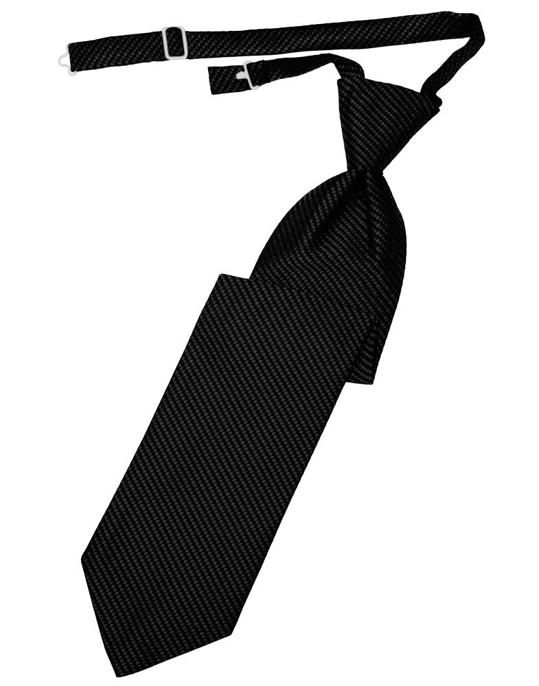 Black Venetian Long Tie