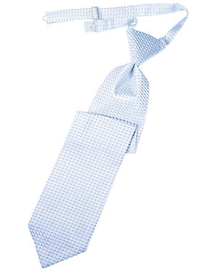 Powder Blue Venetian Long Tie