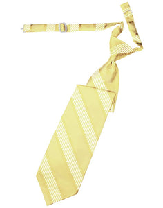 Buttercup Venetian Stripe Long Tie