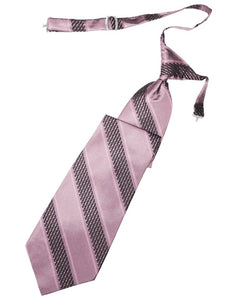 Heather Venetian Stripe Long Tie