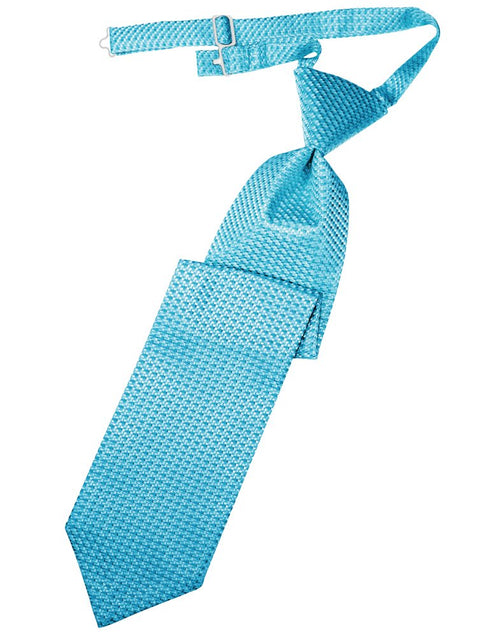 Turquoise Venetian Long Tie