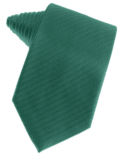 Aqua Herringbone Suit Tie