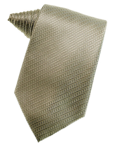 Bamboo Herringbone Suit Tie