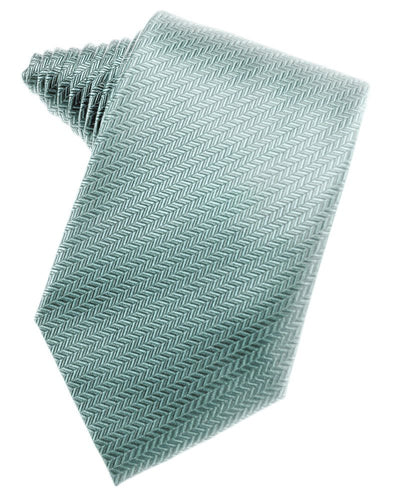 Cloudy Herringbone Suit Tie