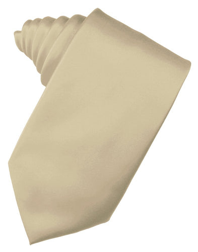 Bamboo Solid Satin Suit Tie