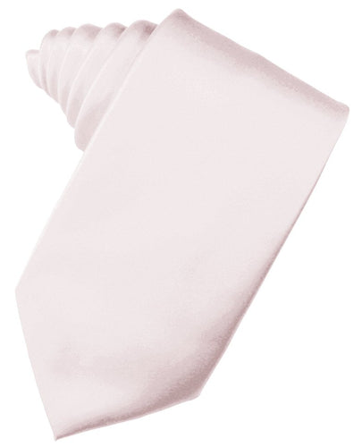 Blush Solid Satin Suit Tie