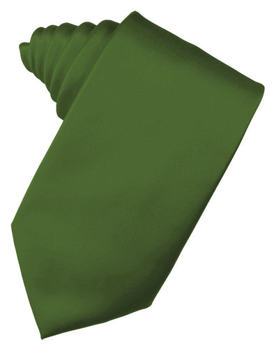 Clover Solid Satin Suit Tie