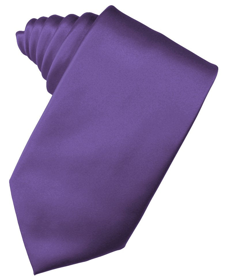 Freesia Solid Satin Suit Tie