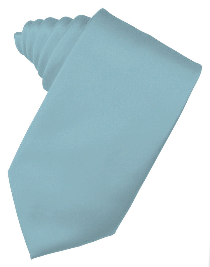 Mist Solid Satin Suit Tie