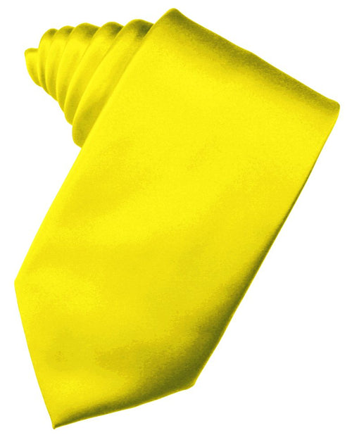 Sunbeam Solid Satin Suit Tie