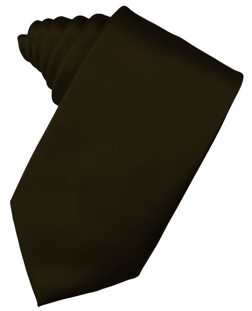 Truffle Solid Satin Suit Tie