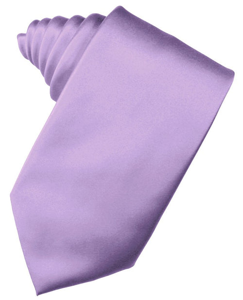 Wisteria Solid Satin Suit Tie