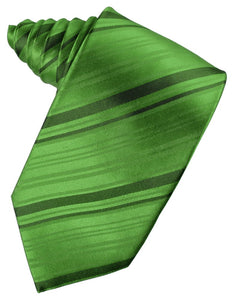 Kelly Striped Satin Suit Tie