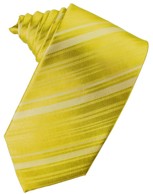 Willow Striped Satin Suit Tie