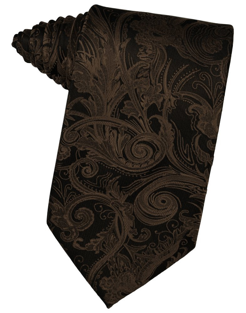 Chocolate Tapestry Suit Tie
