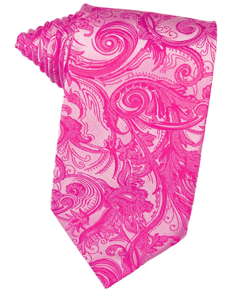 Fuchsia Tapestry Suit Tie