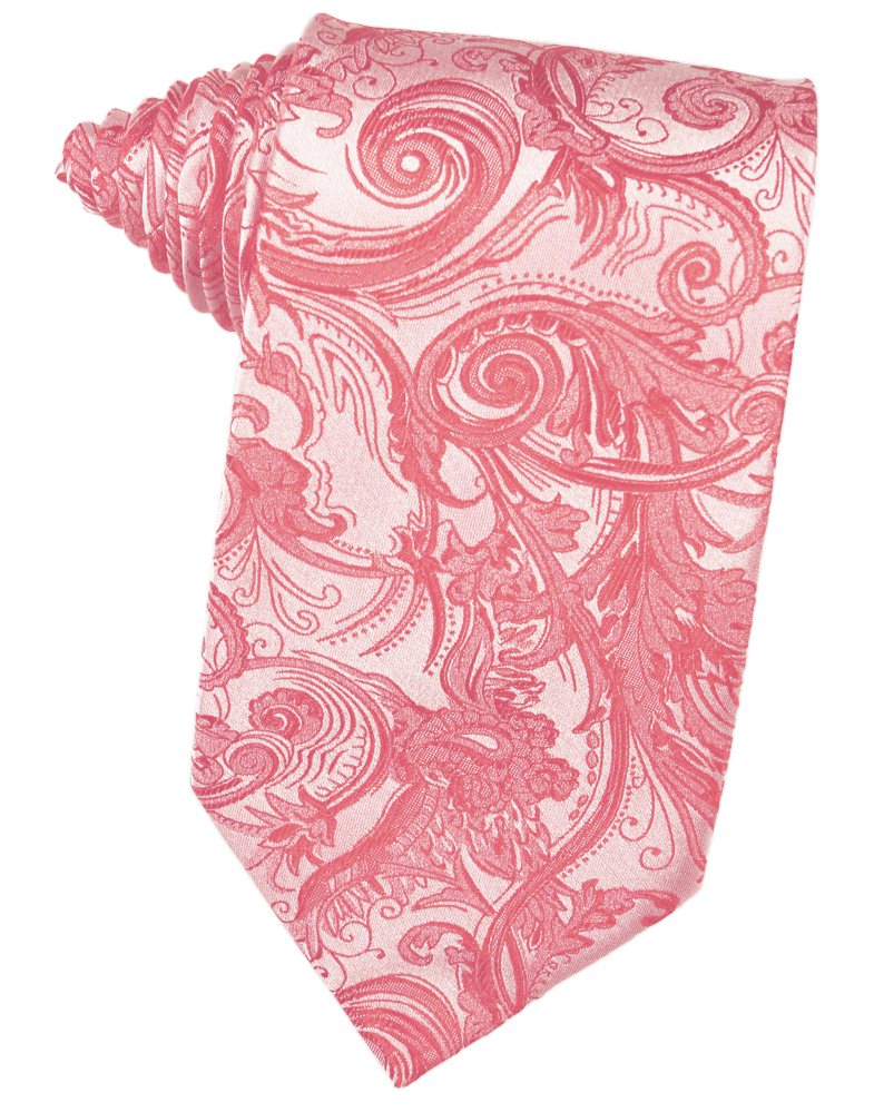 Guava Tapestry Suit Tie