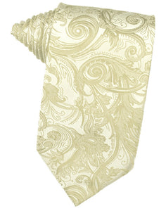 Ivory Tapestry Suit Tie