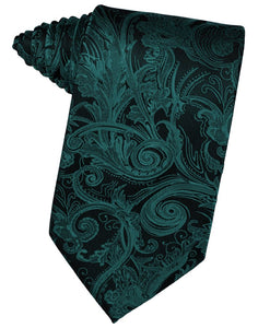 Jade Tapestry Suit Tie