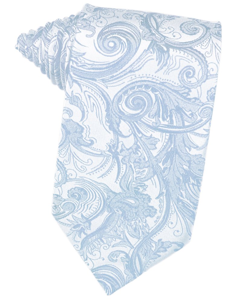 Light Blue Tapestry Suit Tie