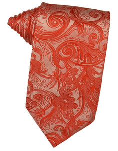 Persimmon Tapestry Suit Tie