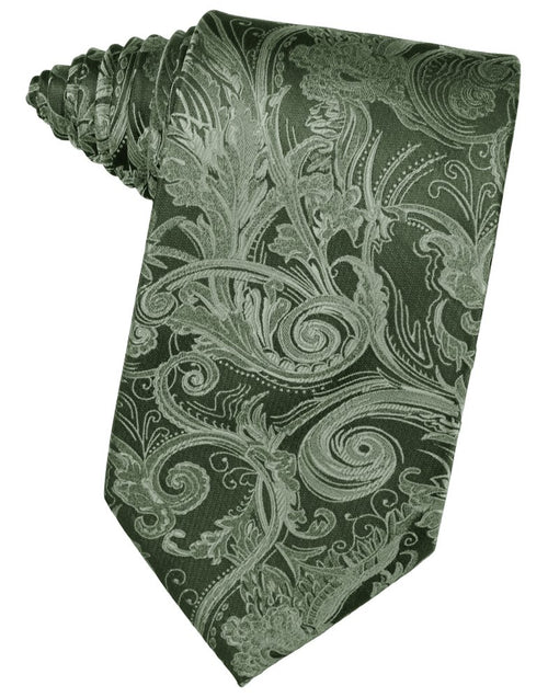 Sage Tapestry Suit Tie