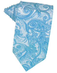 Turquoise Tapestry Suit Tie