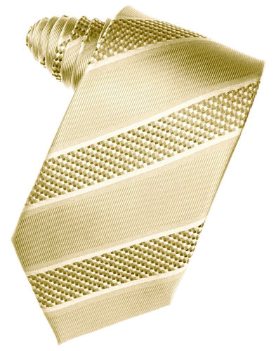 Harvest Maize Venetian Stripe Suit Tie