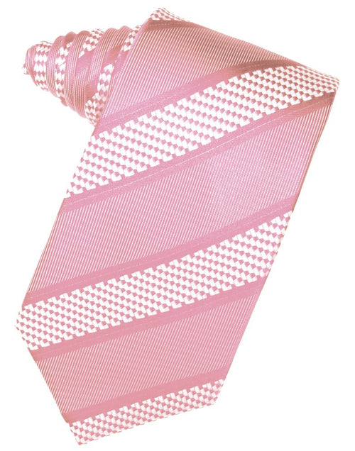 Rose Venetian Stripe Suit Tie