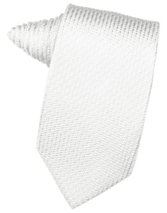 White Venetian Suit Tie