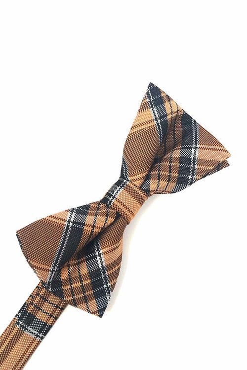 Plaid Bow Tie in Orange by Cardi