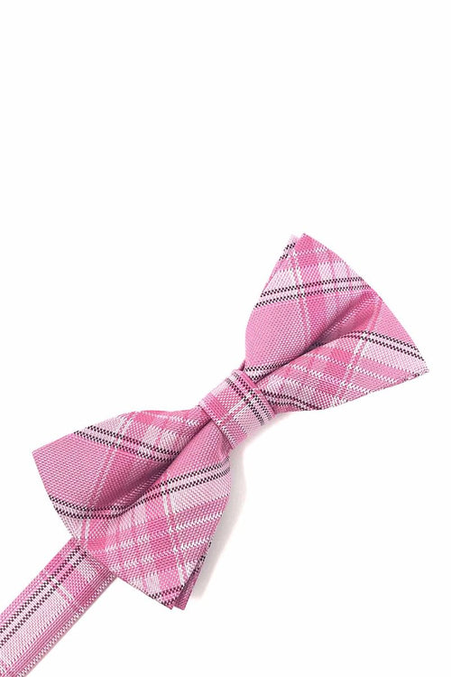 Plaid Bow Tie in Pink by Cardi