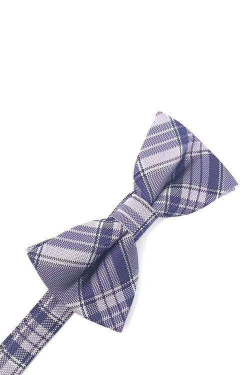 Plaid Bow Tie in Purple by Cardi