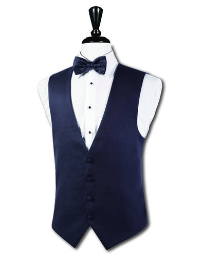 Navy Aspen/Fitzgerald Super 150's Vest