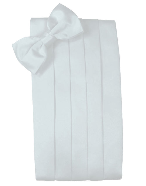 Seaglass Blue Solid Satin Cummerbund
