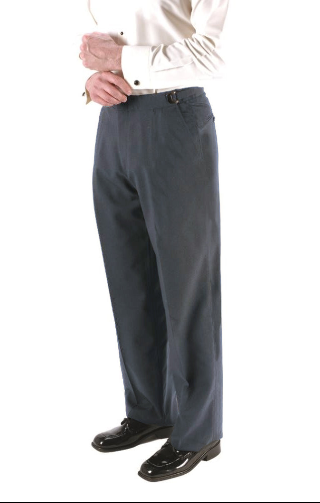 Charcoal Flat Front Tuxedo/Suit Pants