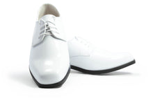 Load image into Gallery viewer, Revolution - Gloss White Tuxedo Shoes