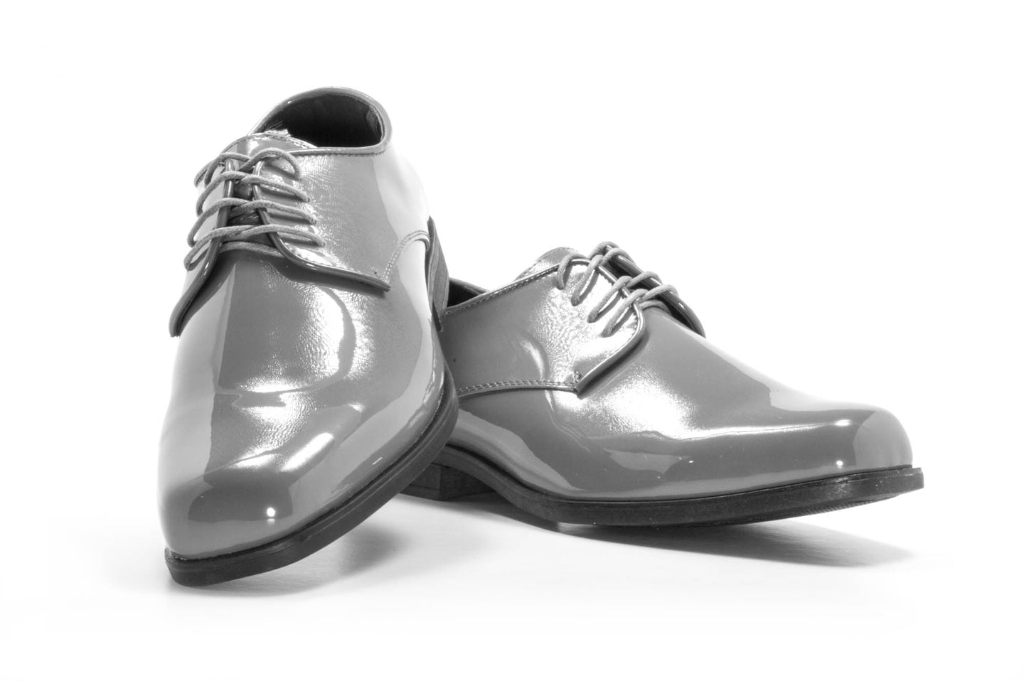 Revolution - Gloss Grey Tuxedo Shoe