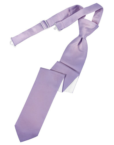 Heather Solid Satin Skinny Tie